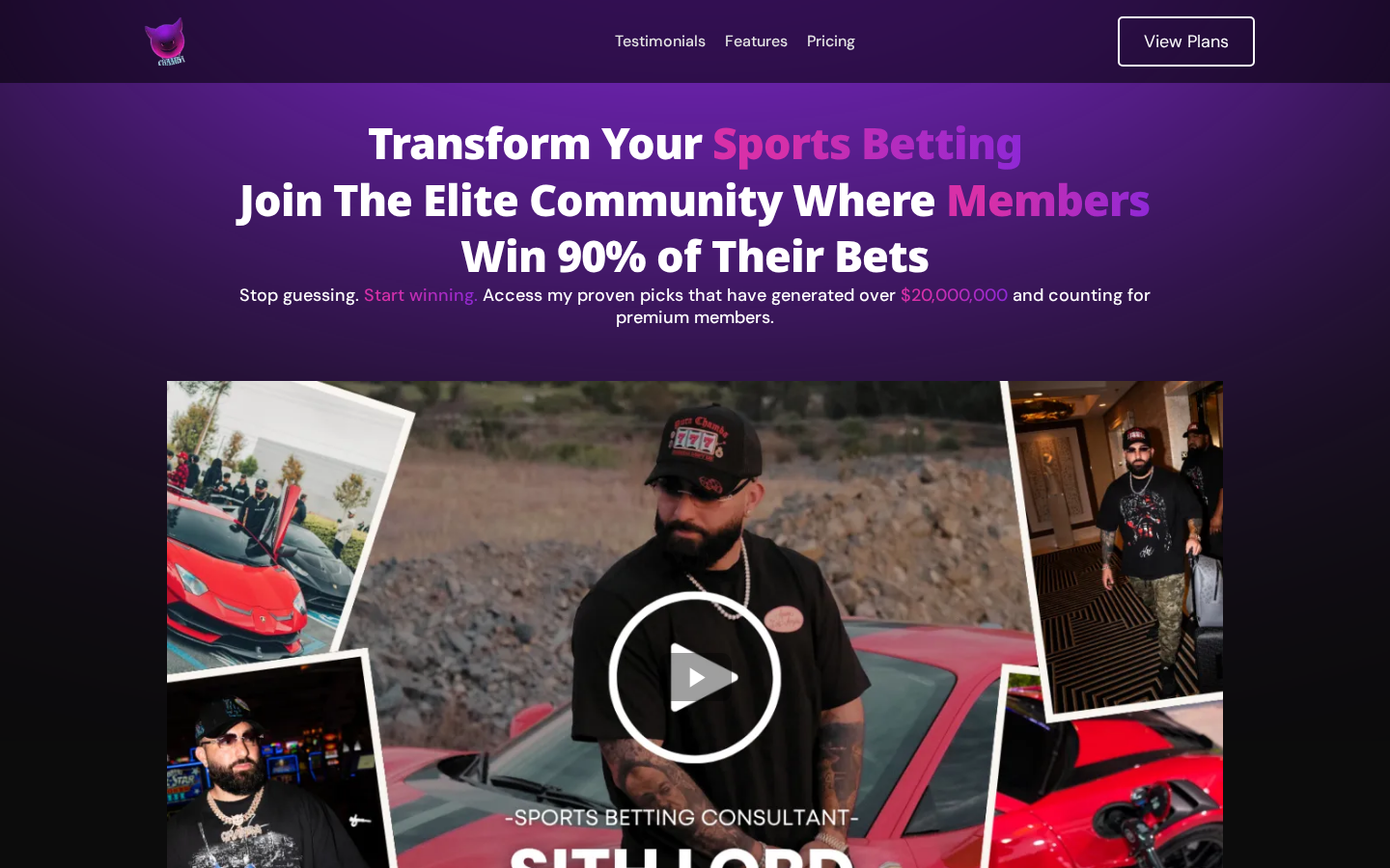 Chamba's Picks website designed by SkyByte Agency