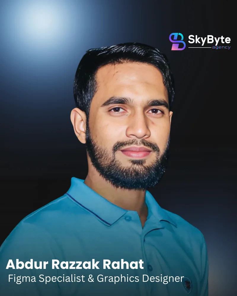 Abdur Razzak Rahat, Figma Specialist & Graphic Designer at Skybyte Agency
