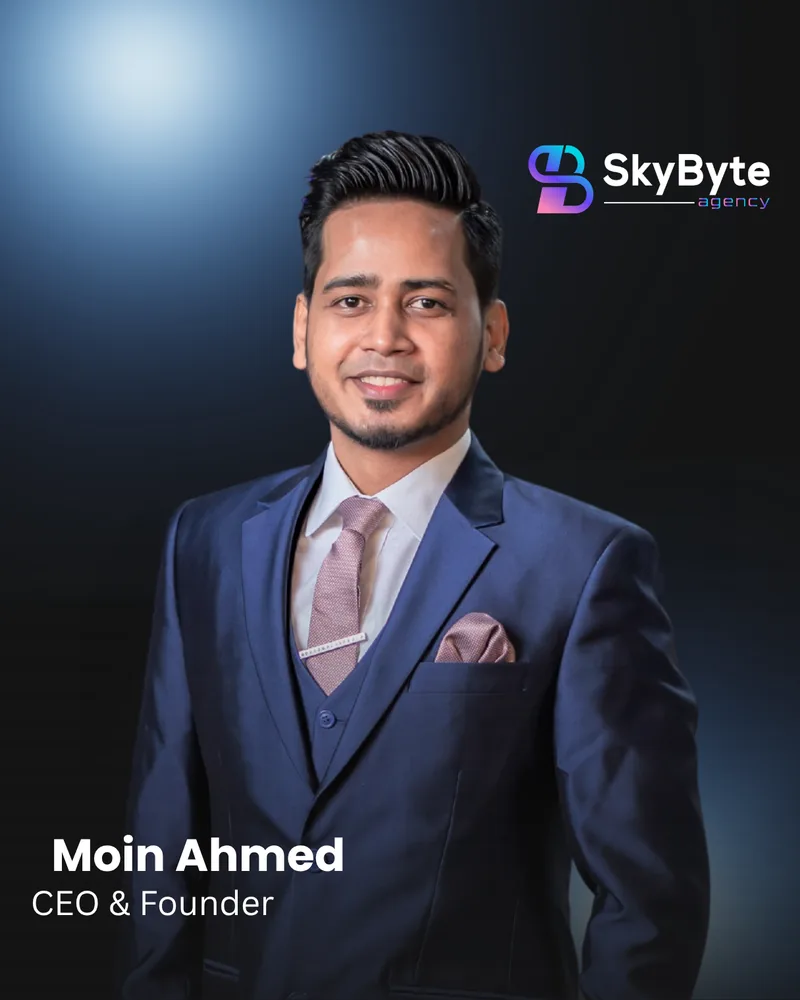 Moin Ahmed, CEO & Founder at Skybyte Agency