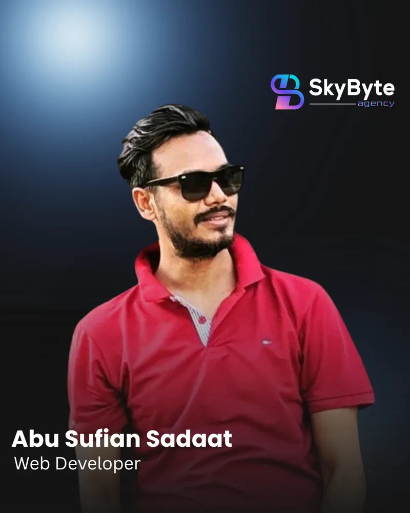 Abu Sufian Sadaat, Web Developer at Skybyte Agency