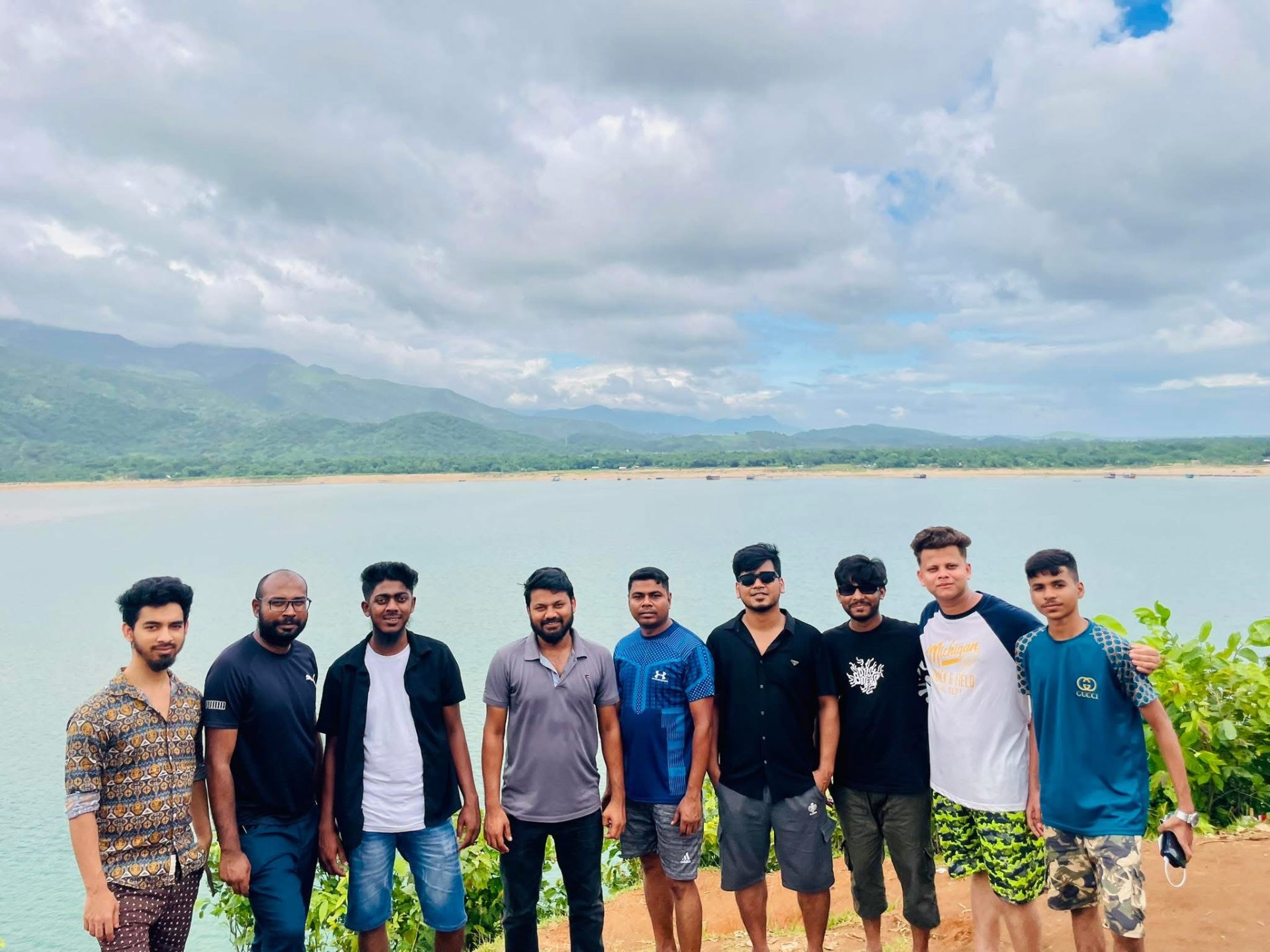 SkyByte team outing at scenic lake