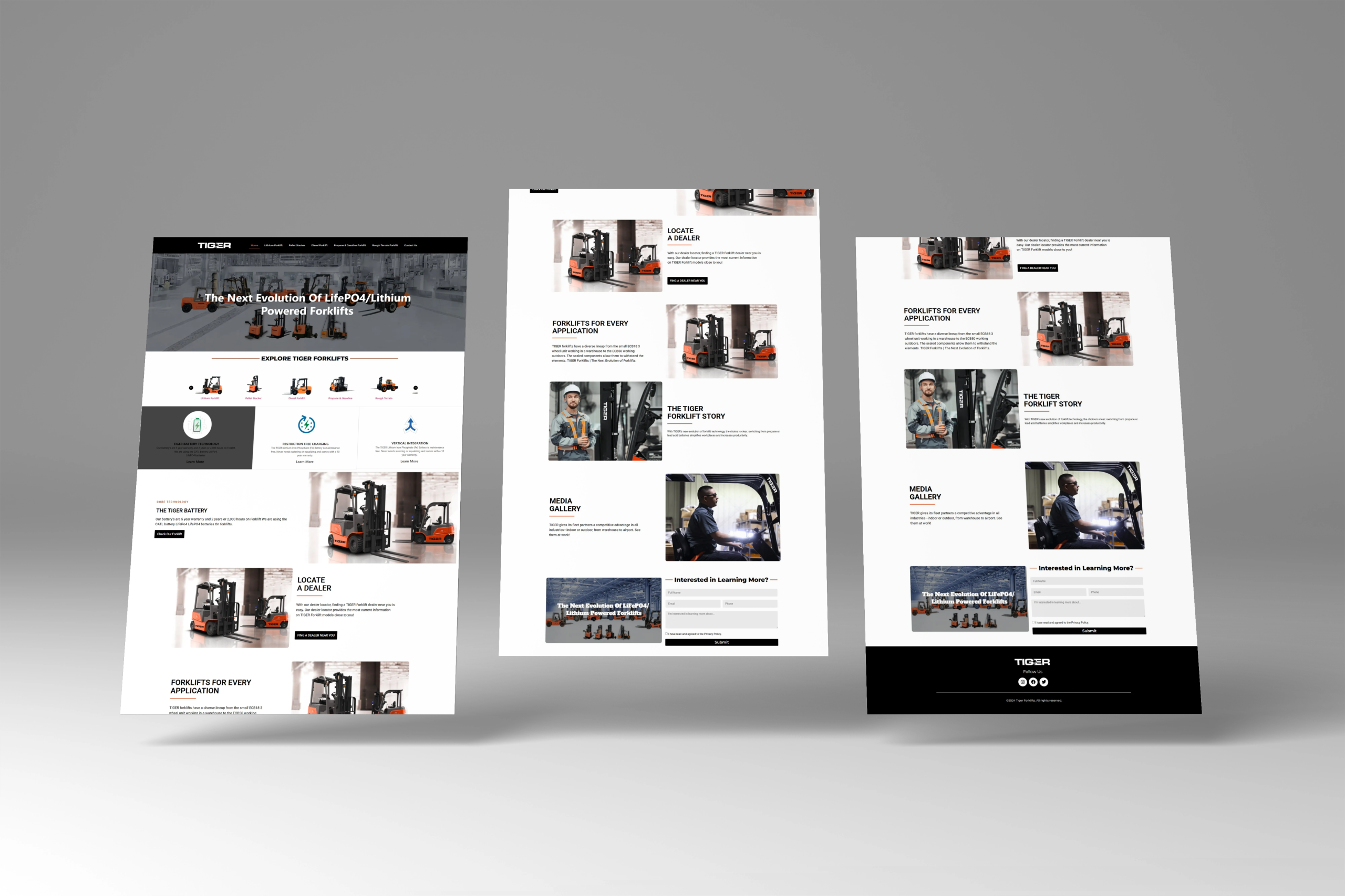 Forklifts business website 29 Website mockup 9 scaled