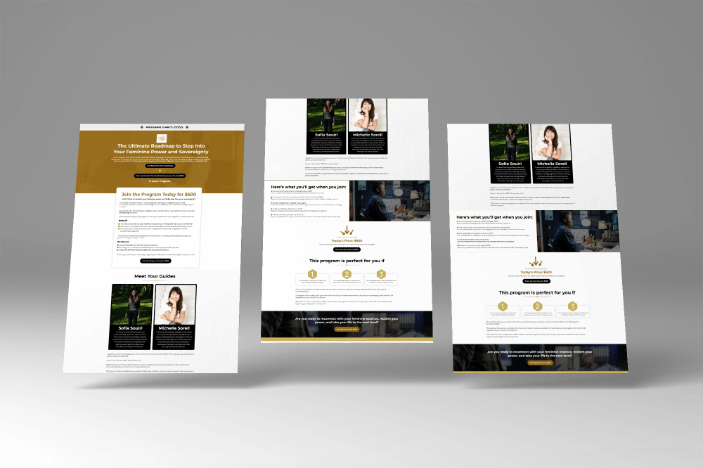 Sovereign Femme 7 Website mockup 23