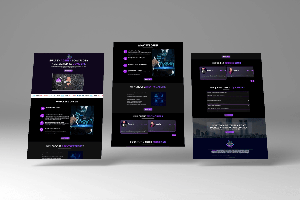 Real Estate Agents Website 4 Website mockup 27