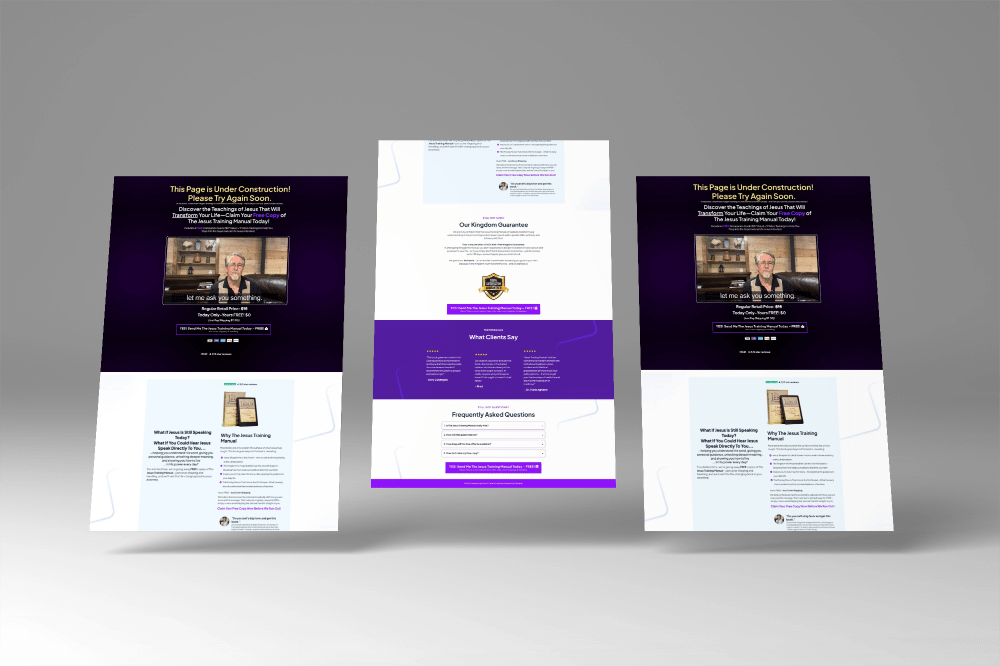 Jesus Teachings Manual Website 7 Website mockup 33 1