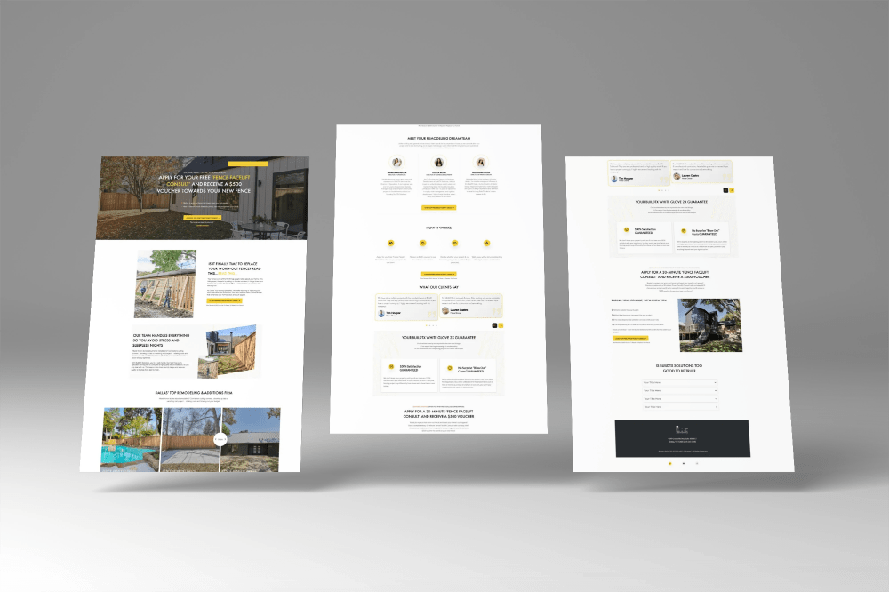 Dallas Homeowners Website 1 Website mockup 40